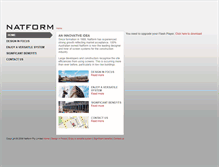 Tablet Screenshot of natform.com.au